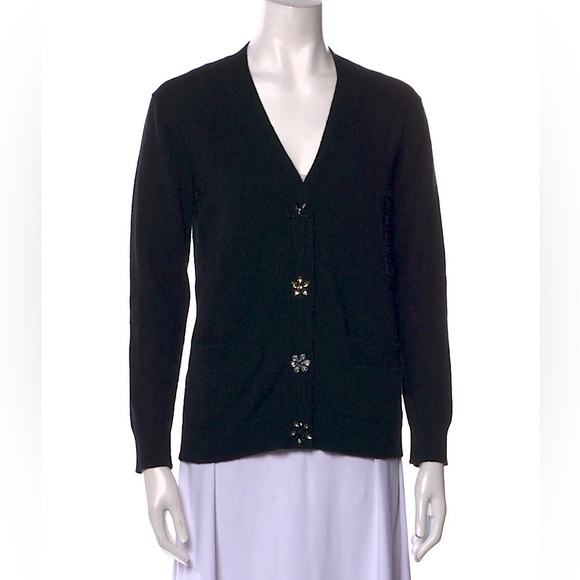 kate spade Tops - Kate Spade - Embellished Wool Cardigan - Size S
